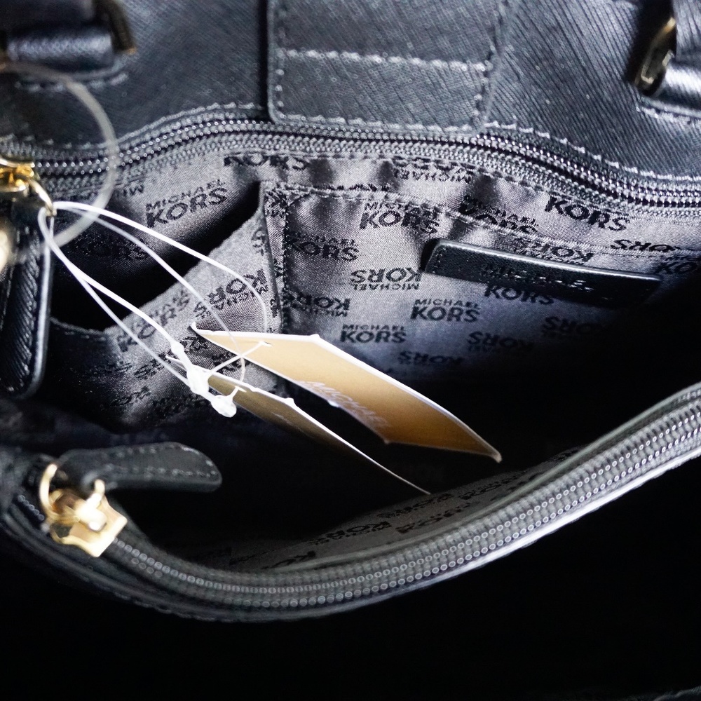 Michael Kors Hailee XS Satchel Leather Bag Black - Picture 7 of 8